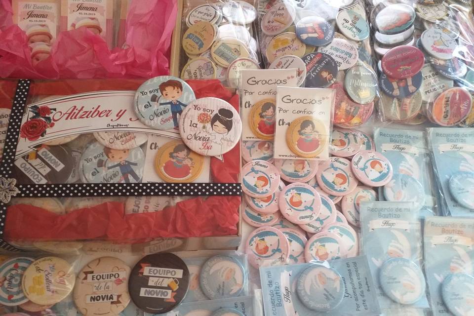 Chapas para todo tipo de eventos