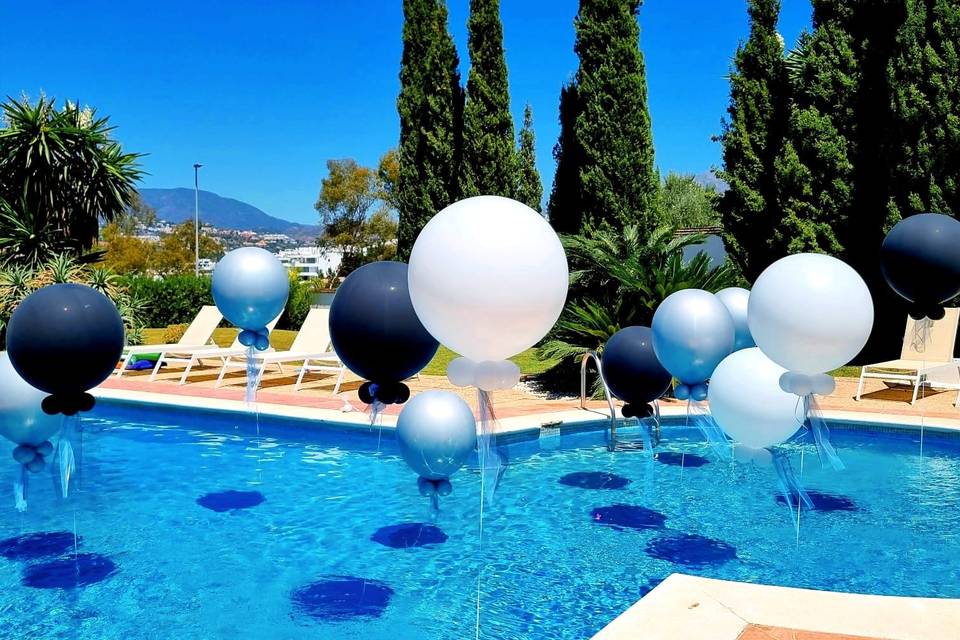 Globos piscina