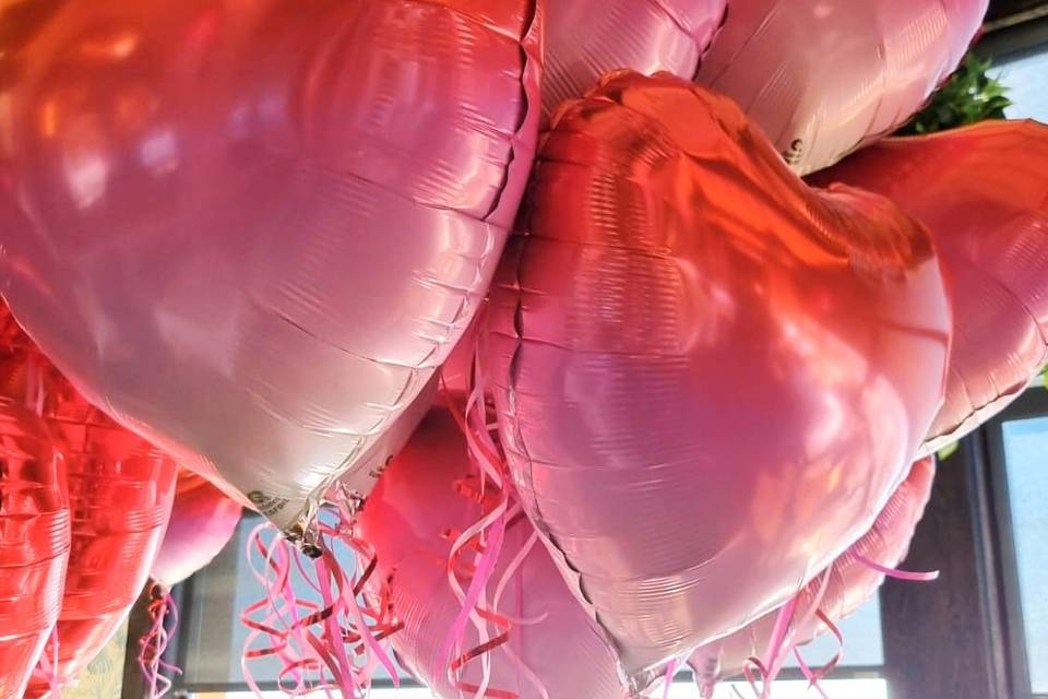 Globos corazón