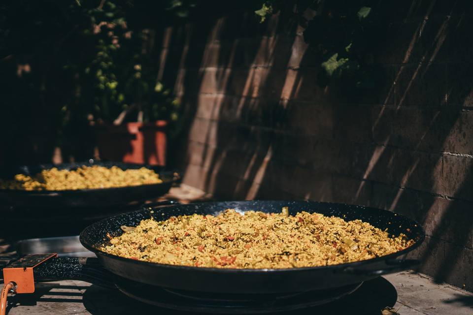 Arroces show cooking