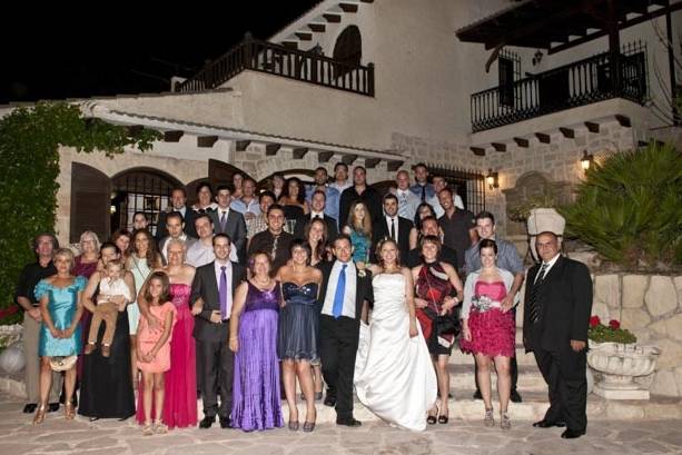 Todos los invitados de la boda