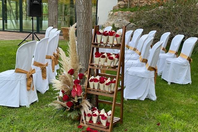 Ceremonia en el jardín