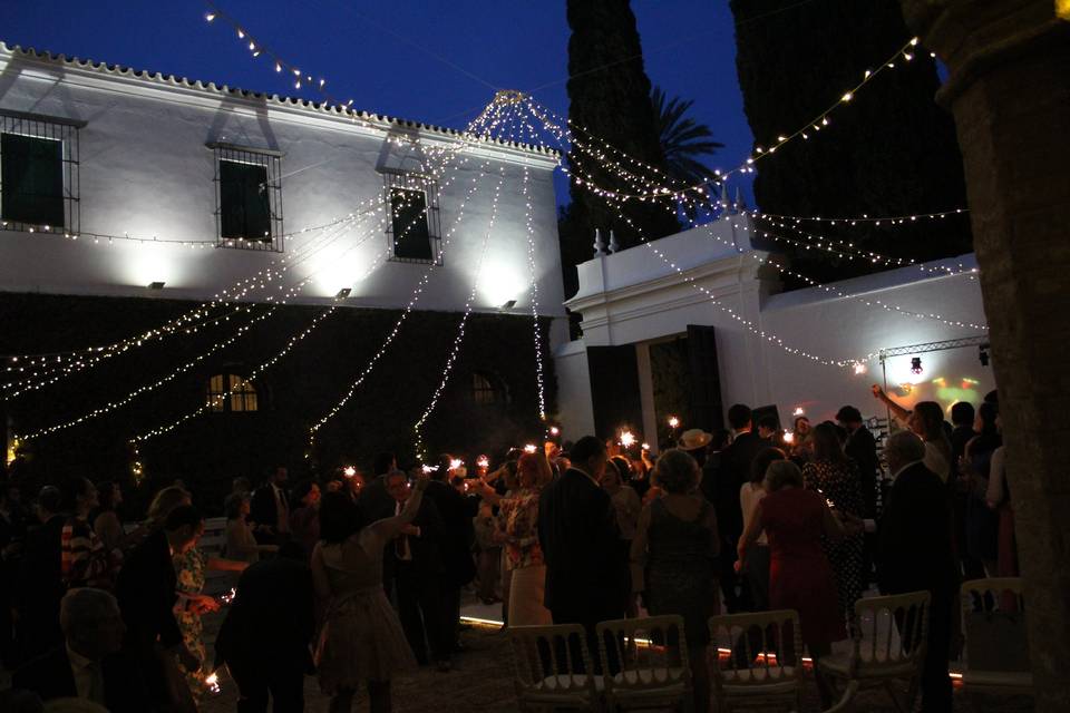 Verbena luz y pista baile