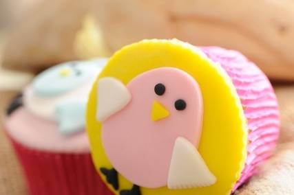 Cupcake pajarito