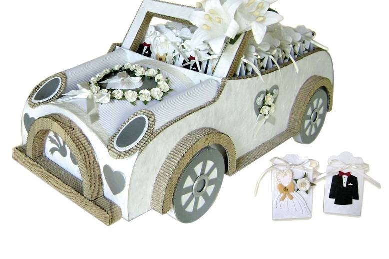 Expositor de coche de boda