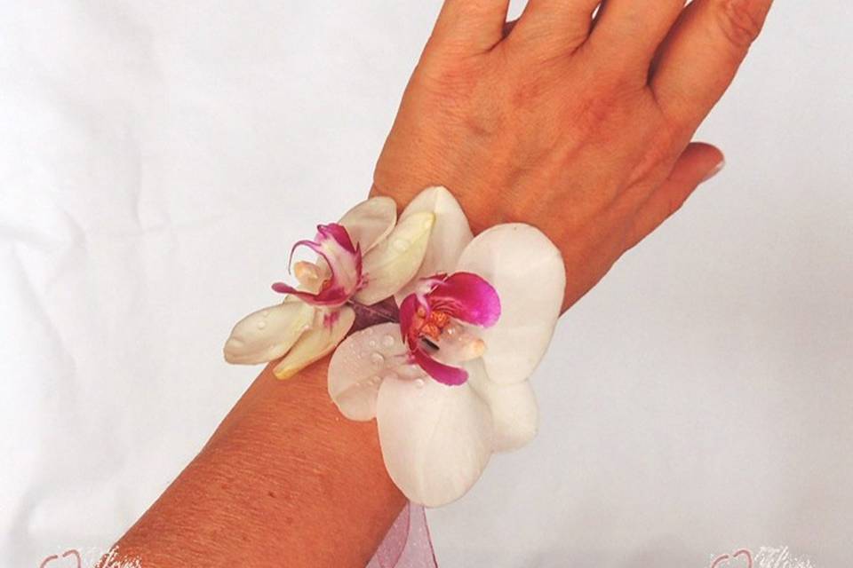 Pulsera/gargantilla floral