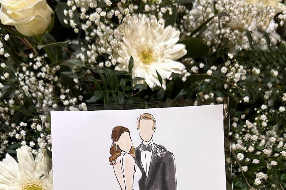 Ilustración novios
