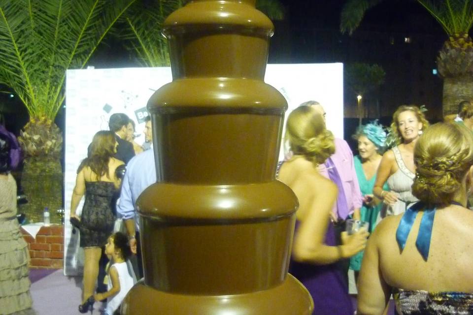 Fuente de chocolate