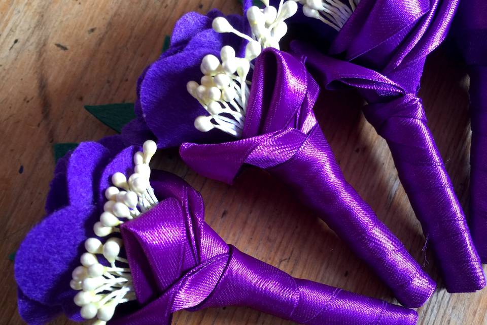 Corsage para damas de honor