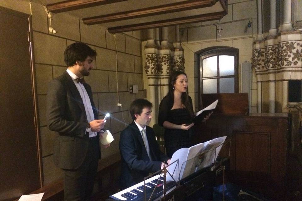 Soprano, tenor y pianista