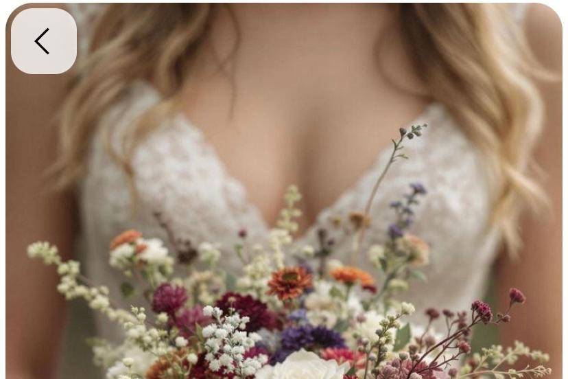Ramo novia flores preservadas