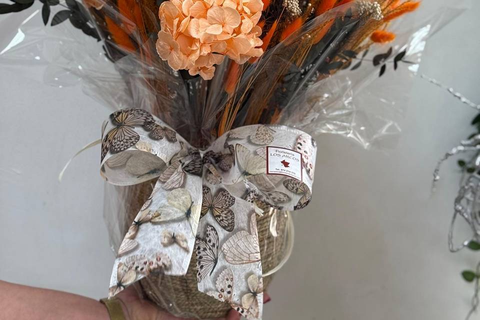 Ramo novia flores preservadas