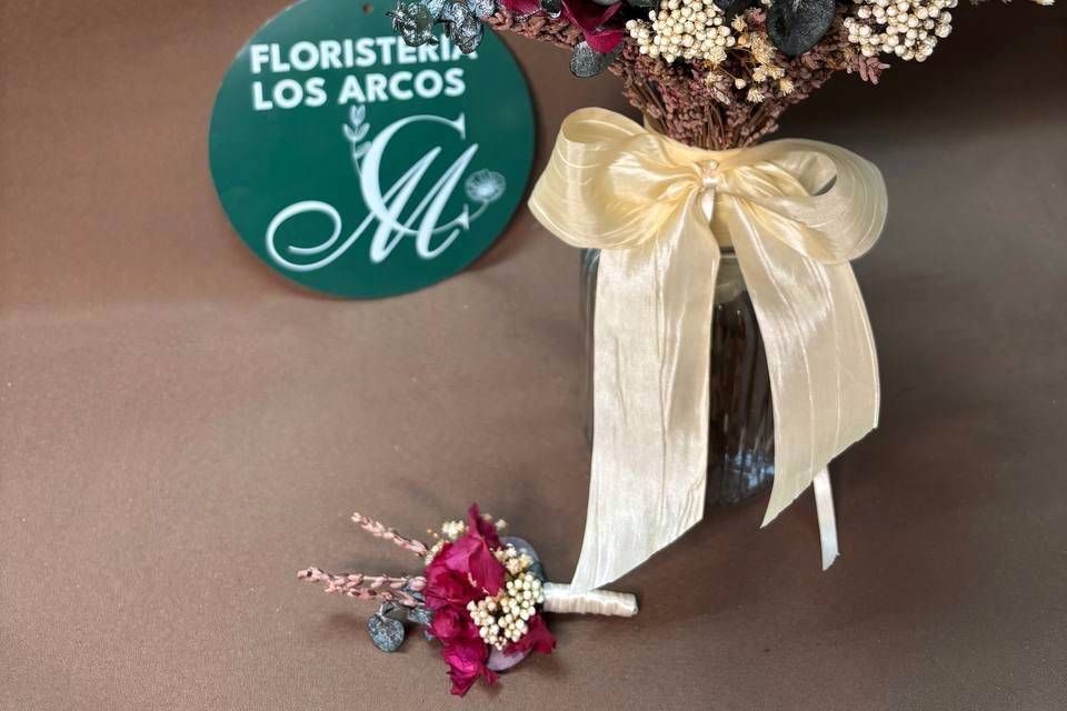 Ramo de novia flores preservad