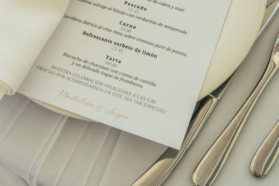 Menu personalizado