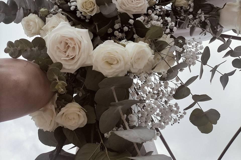 Flores para la ceremonia