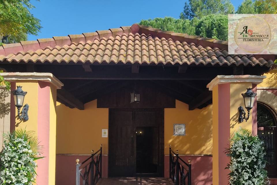 Entrada a la hacienda