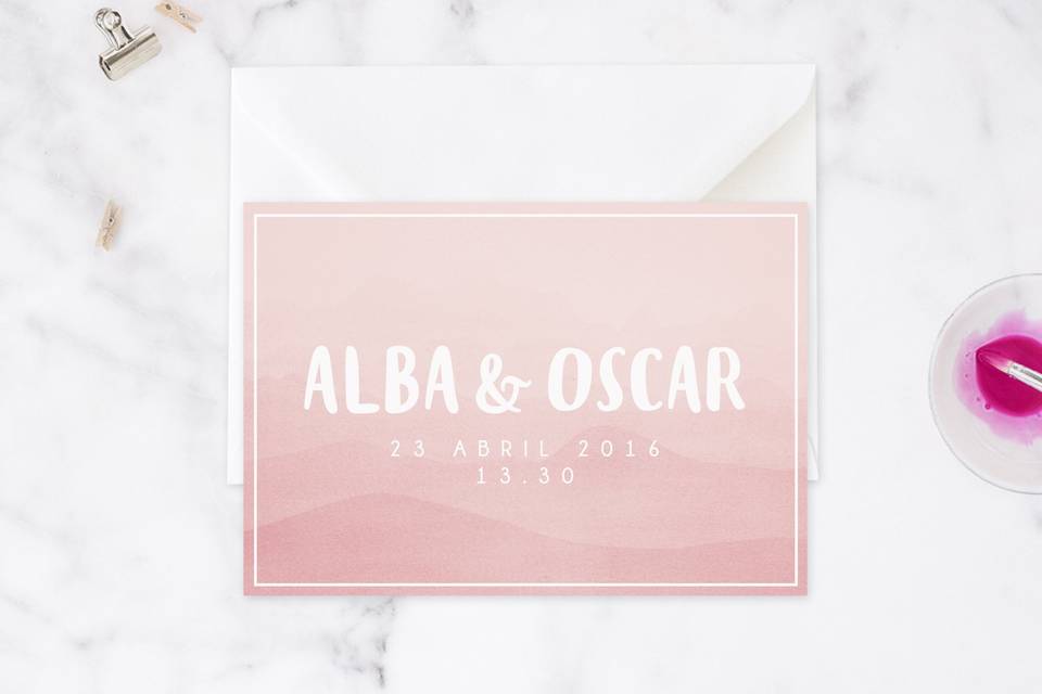 Invitación de boda