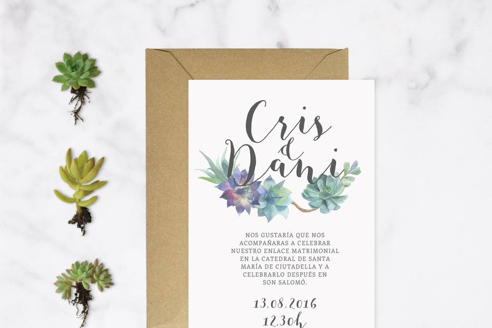 Invitación de boda