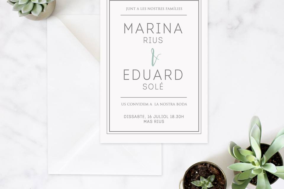 Invitación de boda