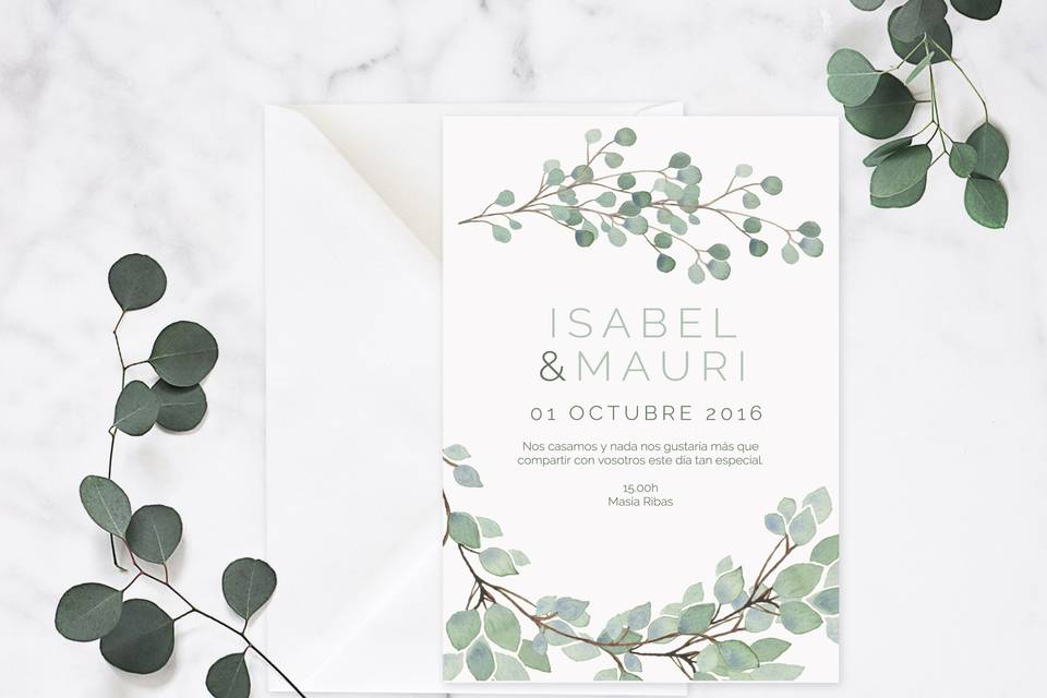 Invitación de boda