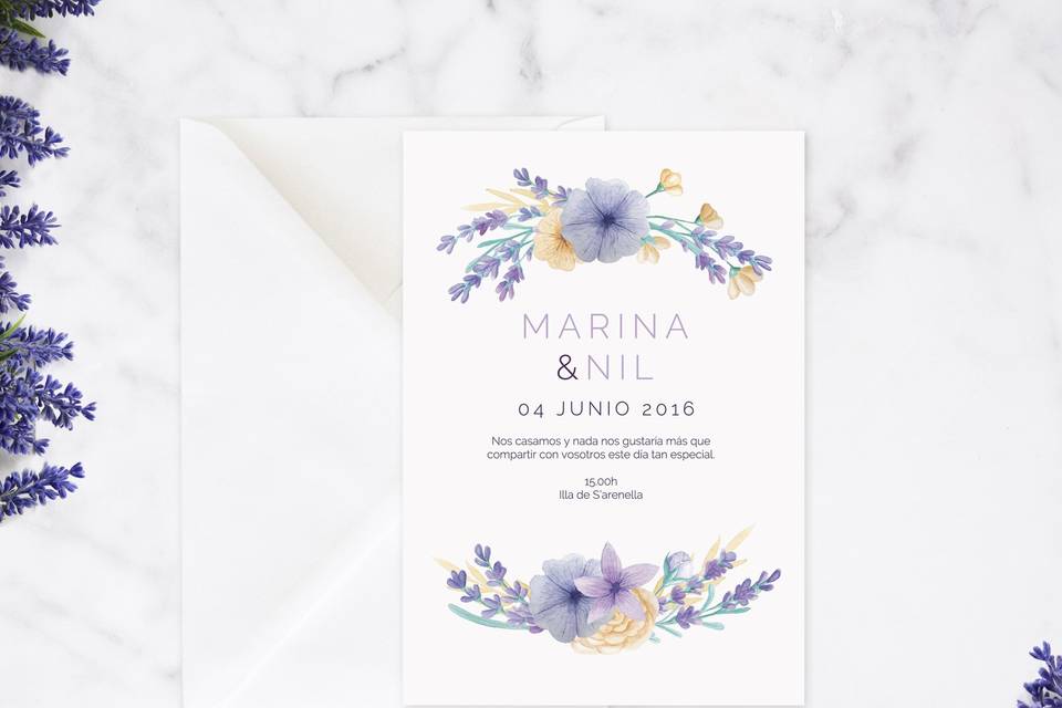 Invitación de boda