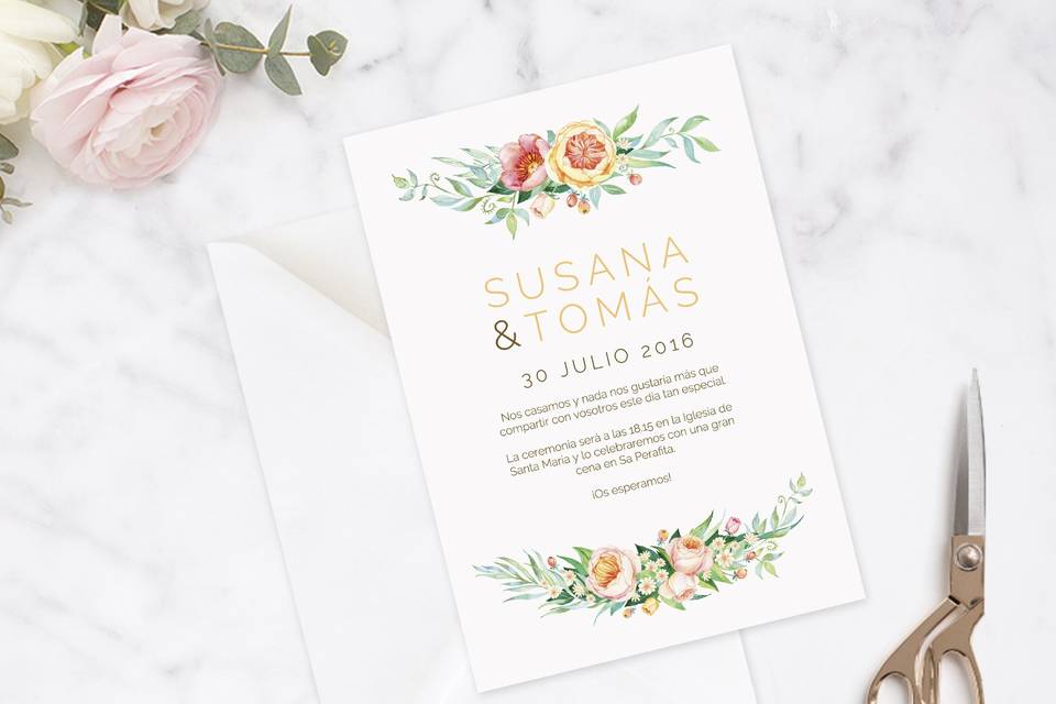 Invitación de boda