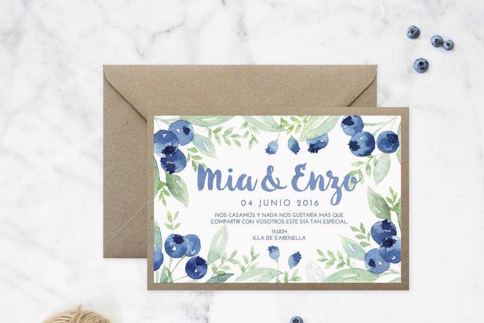 Invitación de boda