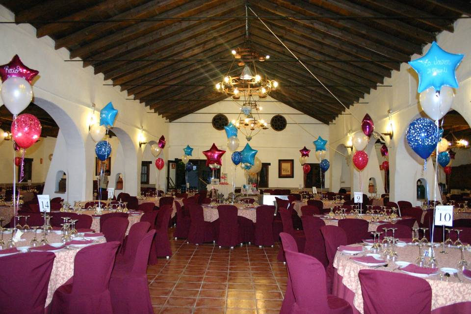 Centros de mesa en boda