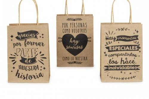 Bolsas regalitos frases