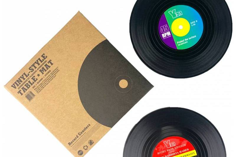 Posavasos vinilo