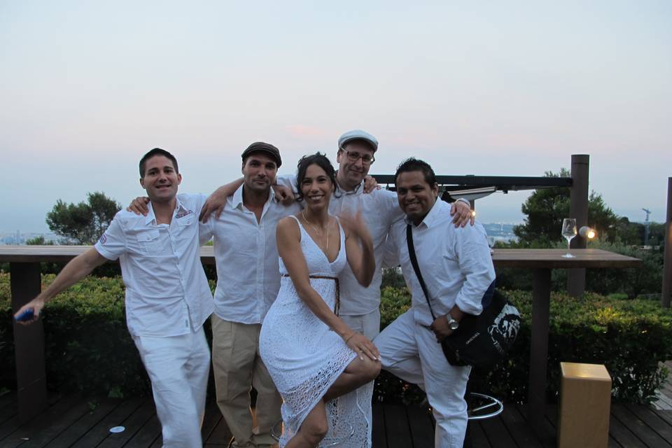 Antes de la boda disfrutando