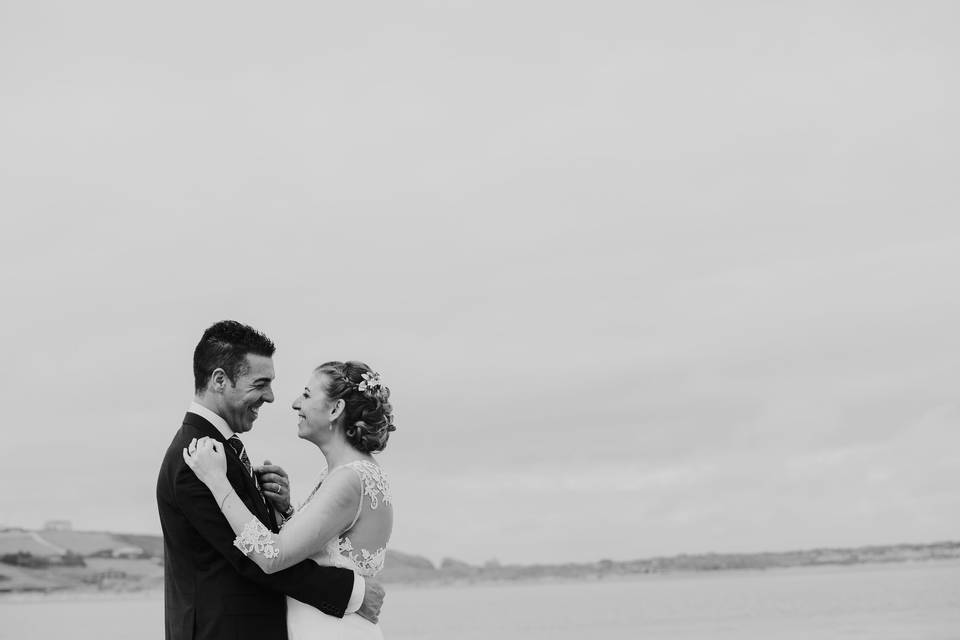 Jordi y Sandra en Girona