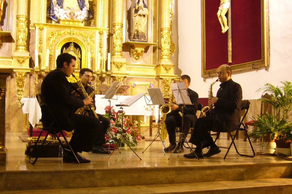 Actuación en la ceremonia