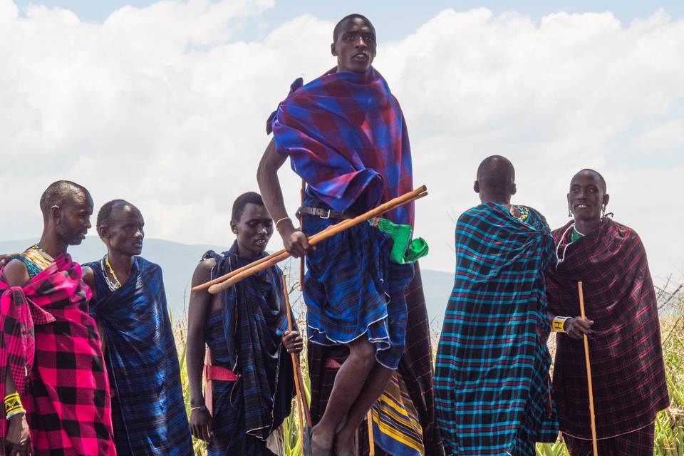 Masais en Tanzania