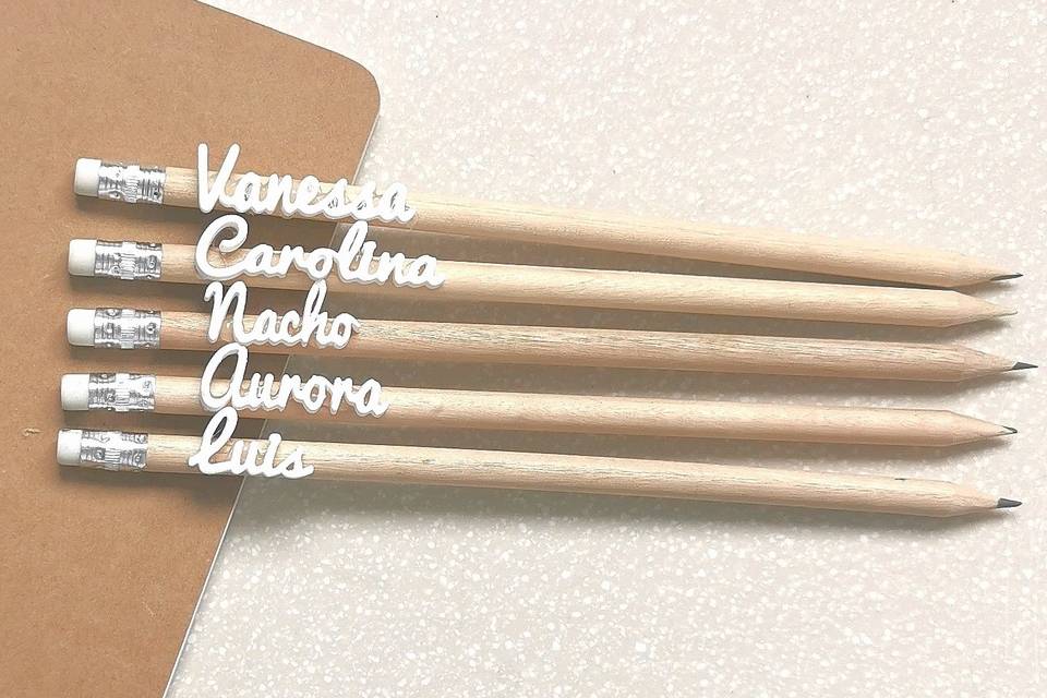 Lápices con nombre