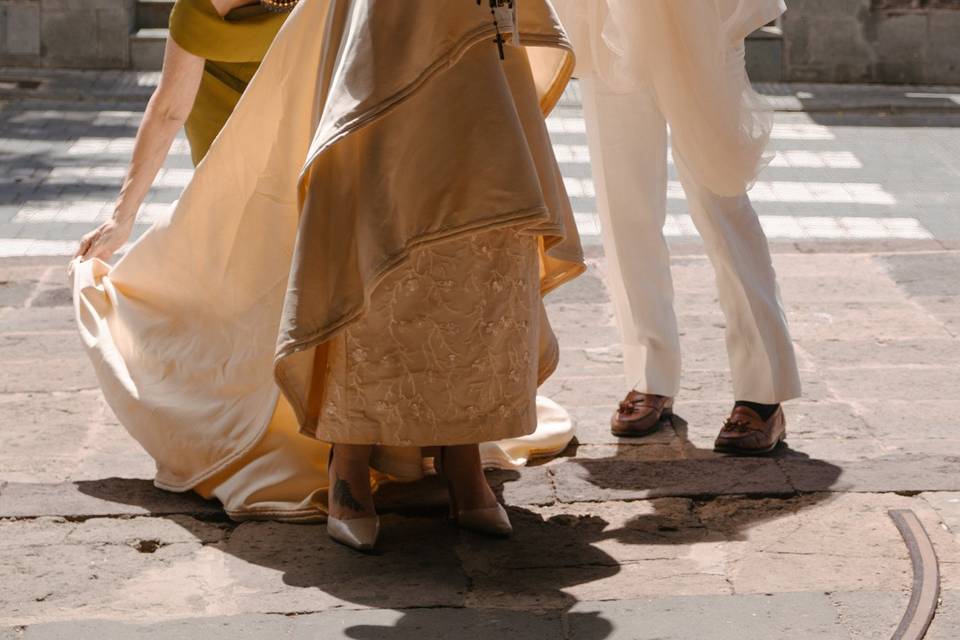 Llegada de la novia