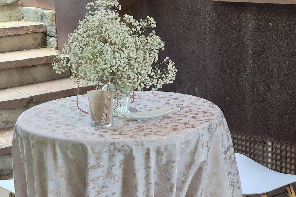 Mesa cóctel deco