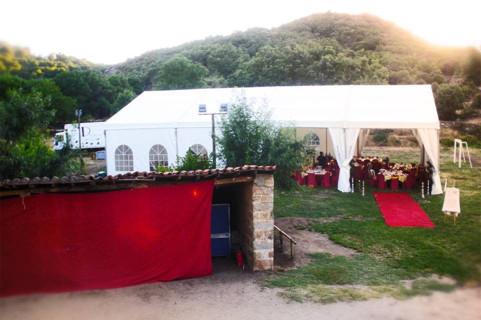 Carpa para boda