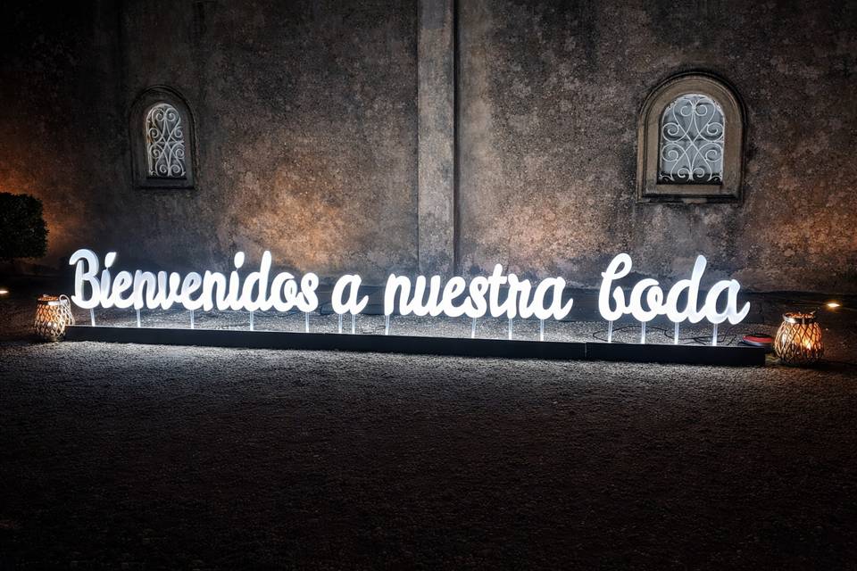 Cartel de Bienvenidos