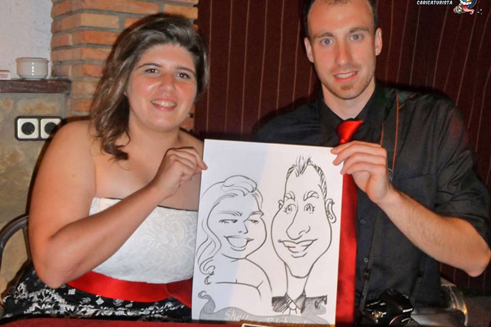 DCM Caricaturas en eventos