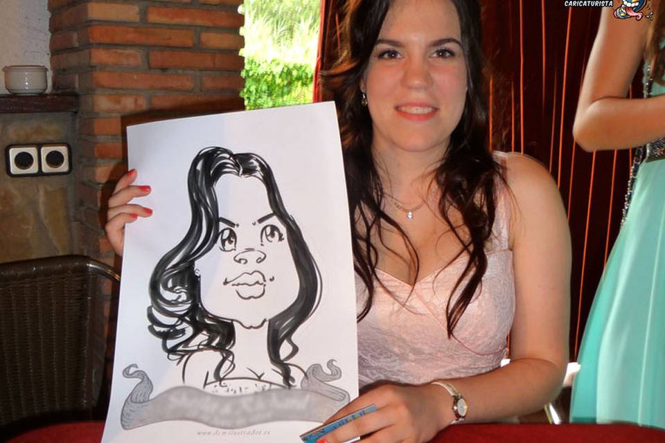 DCM Caricaturista en eventos