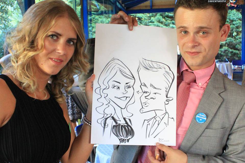 DCM Caricaturista en eventos