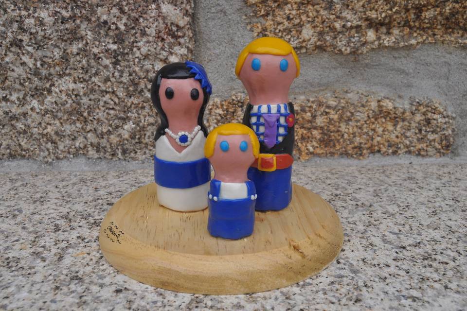 Figura para tarta de novios