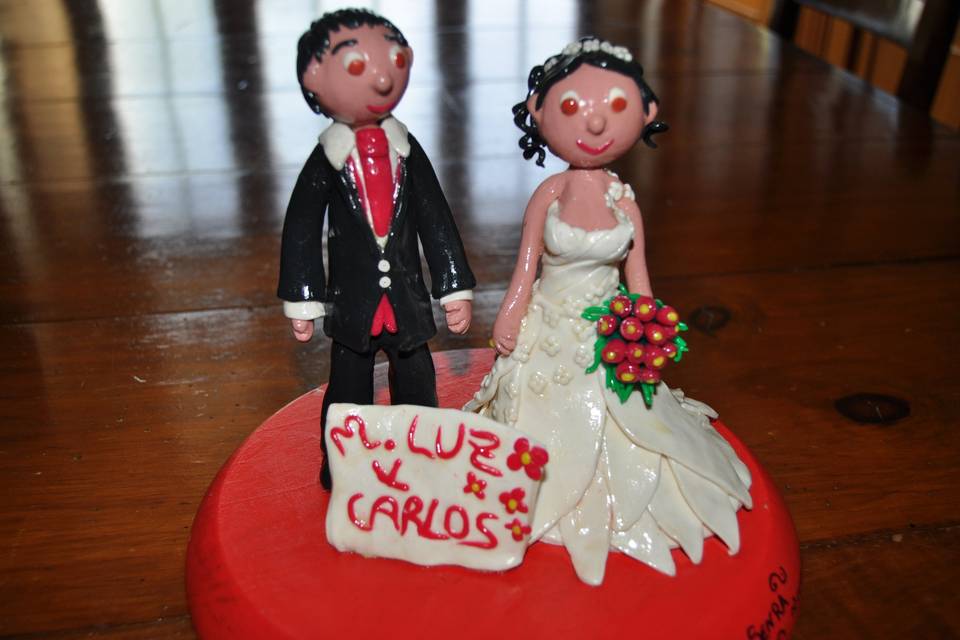 Figura para tarta de novios