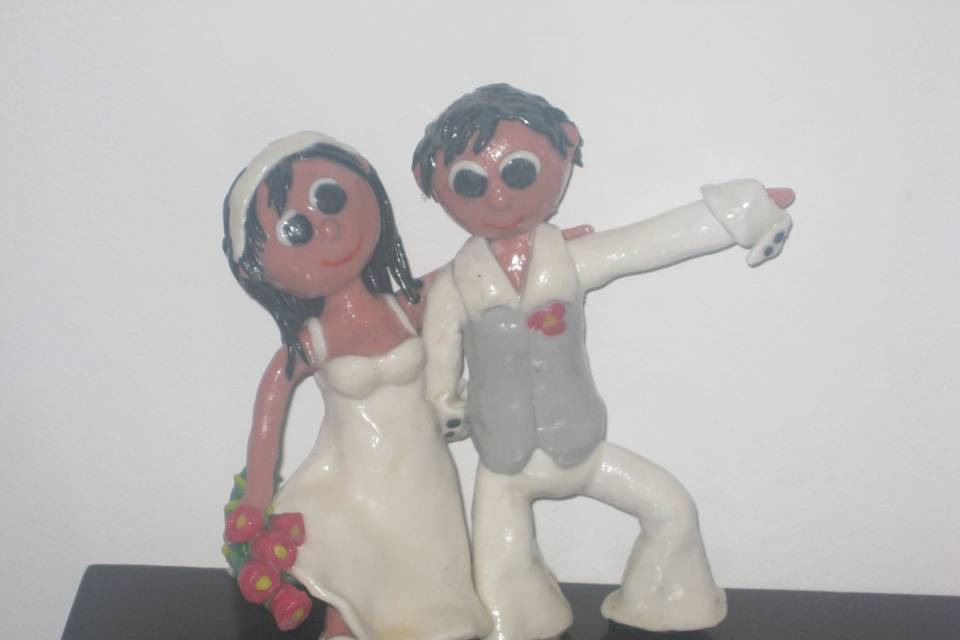 Figura para tarta de novios