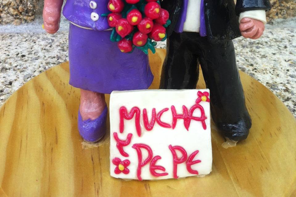 Figura para tarta de novios