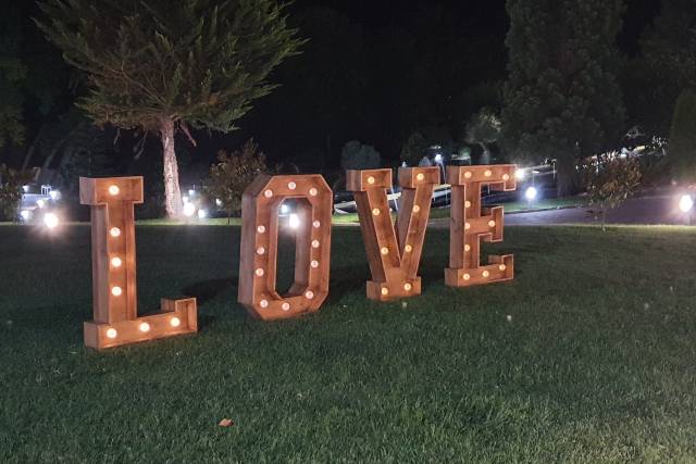 Letras gigantes