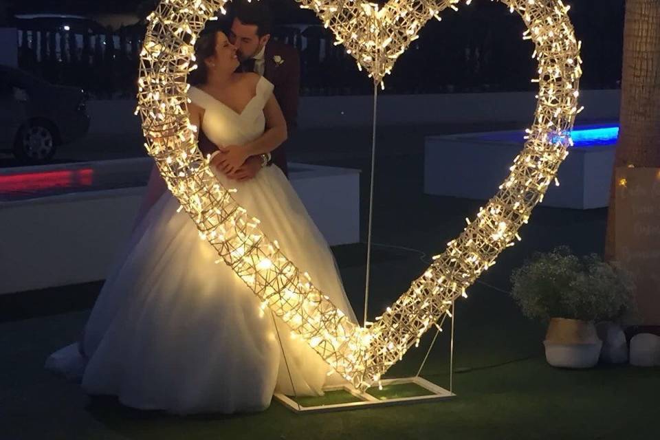 Photocall Corazón Gigante