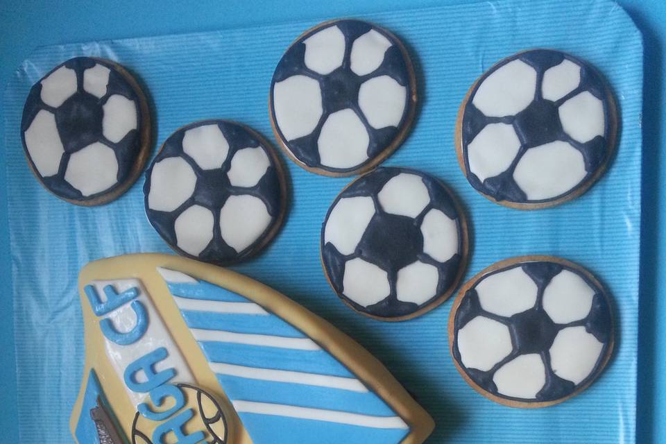 Tarta y galletas Málaga CF