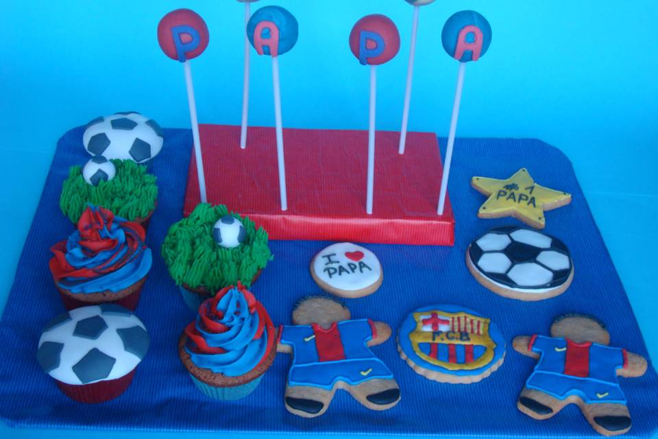 Cupcakes y Galletas Barcelona FC